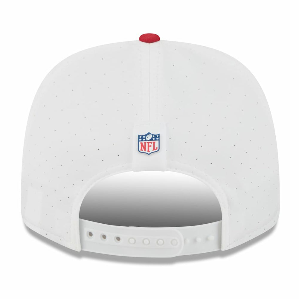 San Francisco 49ers New Era 2025 NFL Training Camp 9SEVENTY Adjustable Hat - White/Scarlet online