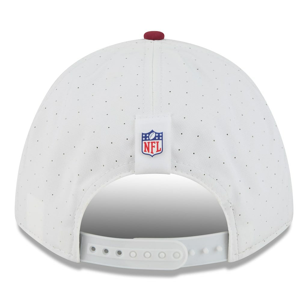 Washington Commanders New Era 2025 NFL Training Camp A-Frame 9FORTY Adjustable Hat - White/Burgundy cheap