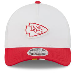Kansas City Chiefs New Era 2025 NFL Training Camp A-Frame 9FORTY Adjustable Hat - White/Red online