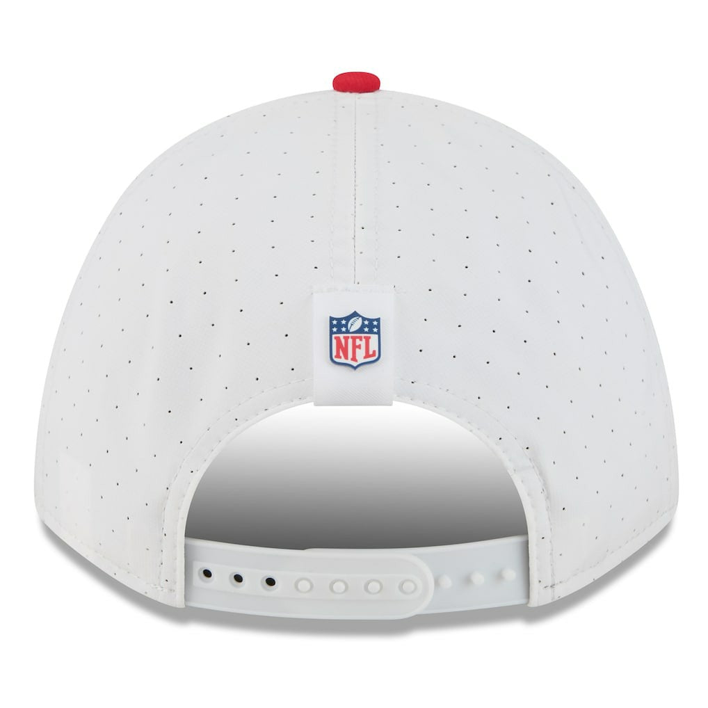 Kansas City Chiefs New Era 2025 NFL Training Camp A-Frame 9FORTY Adjustable Hat - White/Red online