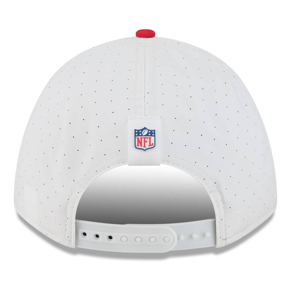 Kansas City Chiefs New Era 2025 NFL Training Camp A-Frame 9FORTY Adjustable Hat - White/Red online