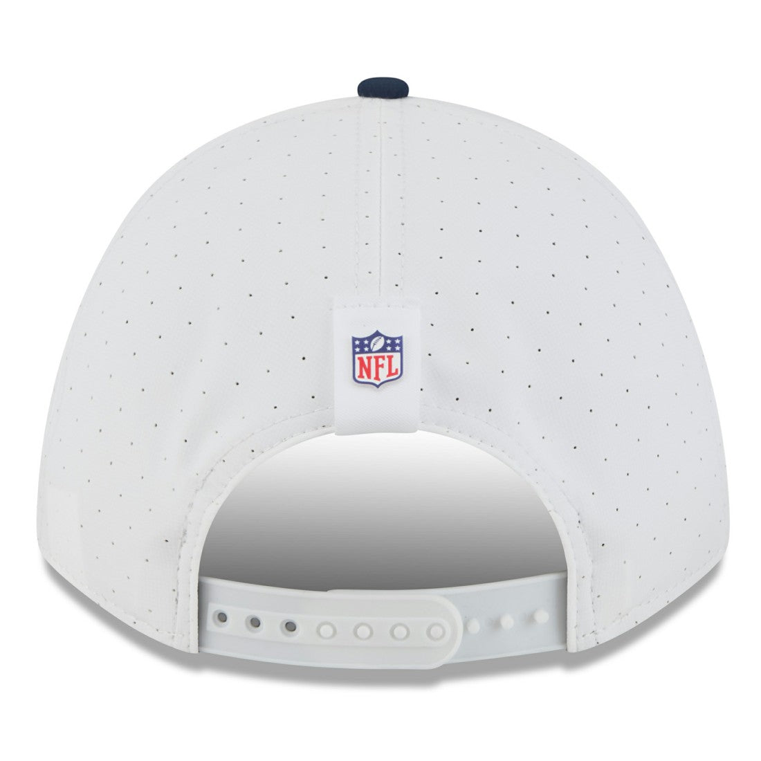 Tennessee Titans New Era 2025 NFL Training Camp A-Frame 9FORTY Adjustable Hat - White/Navy discount