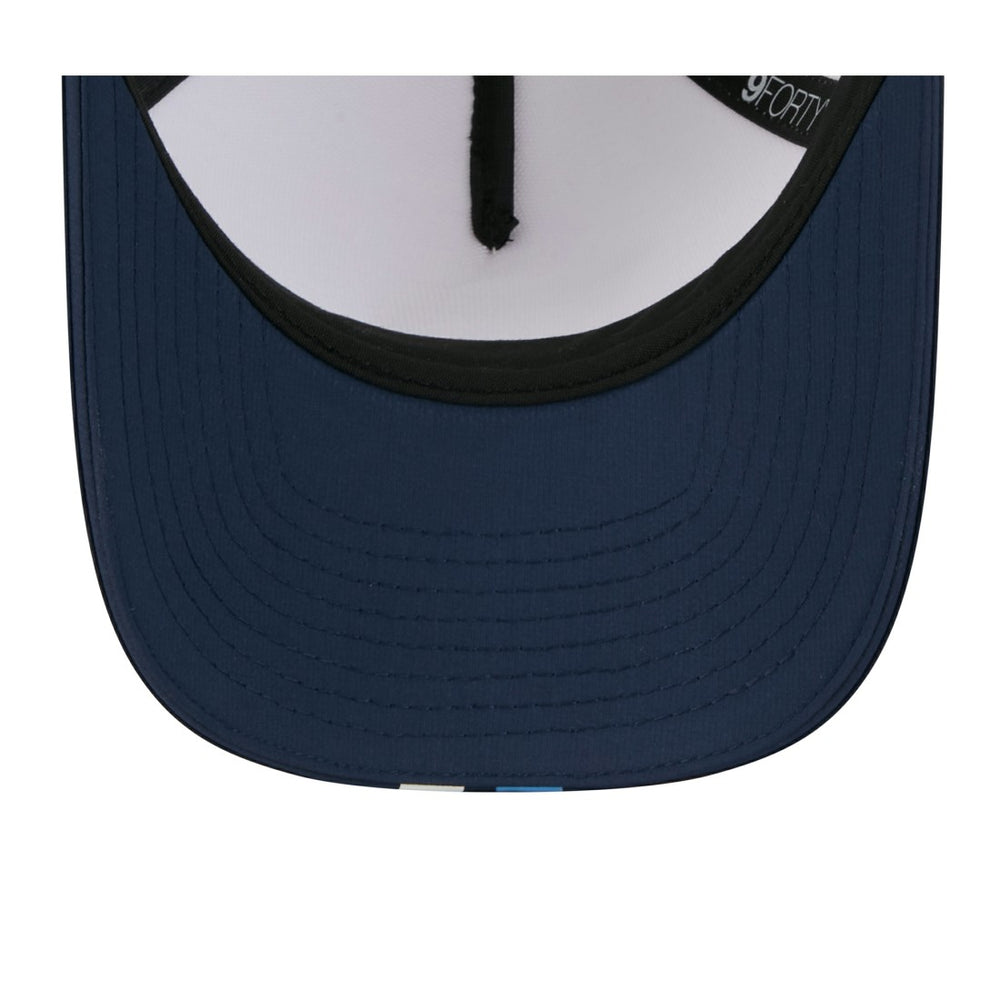 Tennessee Titans New Era 2025 NFL Training Camp A-Frame 9FORTY Adjustable Hat - White/Navy discount