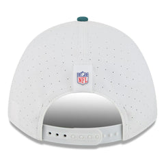 Philadelphia Eagles New Era 2025 NFL Training Camp A-Frame 9FORTY Adjustable Hat - White/Midnight Green online