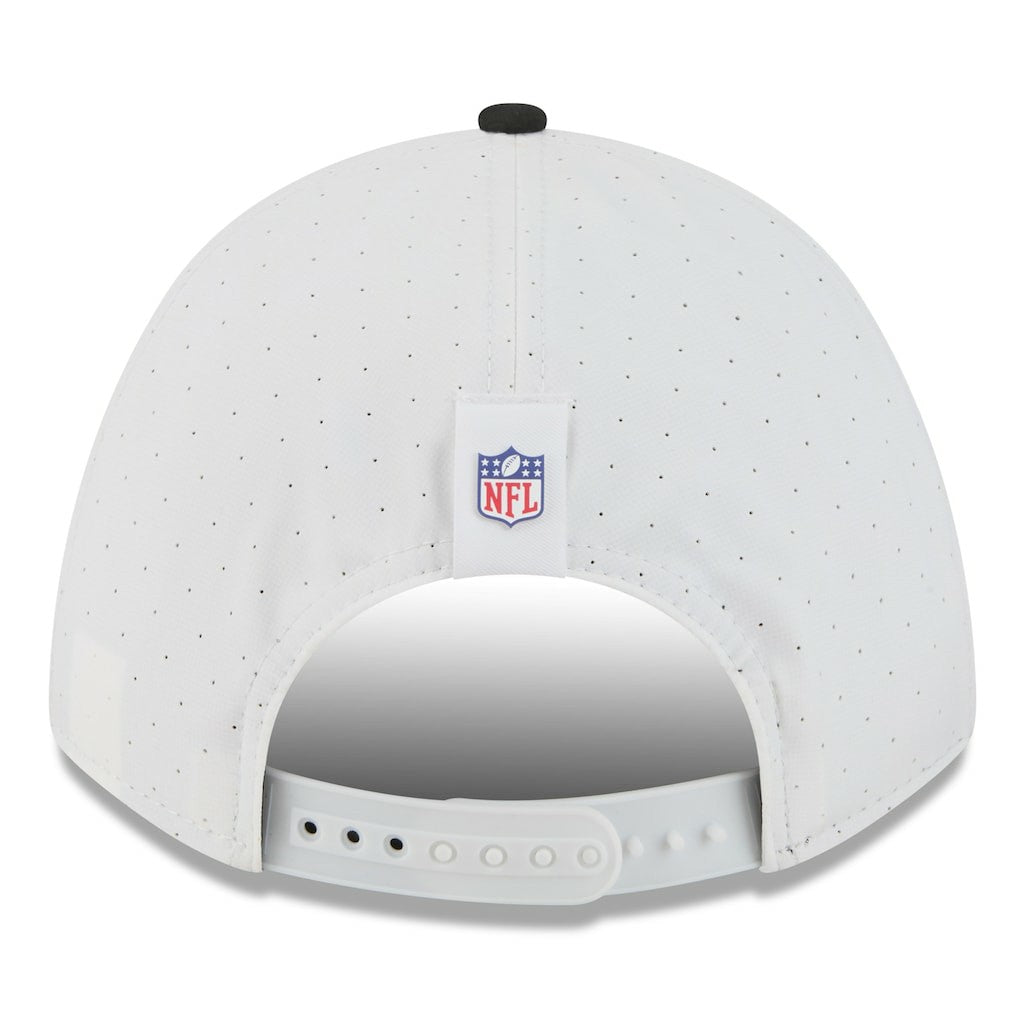 New Orleans Saints New Era 2025 NFL Training Camp A-Frame 9FORTY Adjustable Hat - White/Black on sale