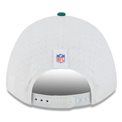 New York Jets New Era 2025 NFL Training Camp A-Frame 9FORTY Adjustable Hat - White/Green online