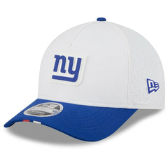 New York Giants New Era 2025 NFL Training Camp A-Frame 9FORTY Adjustable Hat - White/Royal online