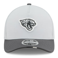 Jacksonville Jaguars New Era 2025 NFL Training Camp A-Frame 9FORTY Adjustable Hat - Gray/Graphite discount
