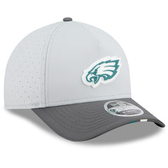Philadelphia Eagles New Era 2025 NFL Training Camp A-Frame 9FORTY Adjustable Hat - Gray/Graphite sale