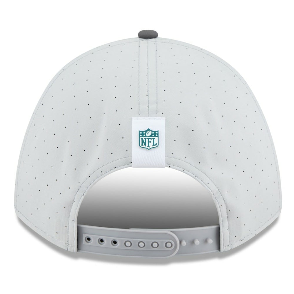 Philadelphia Eagles New Era 2025 NFL Training Camp A-Frame 9FORTY Adjustable Hat - Gray/Graphite sale