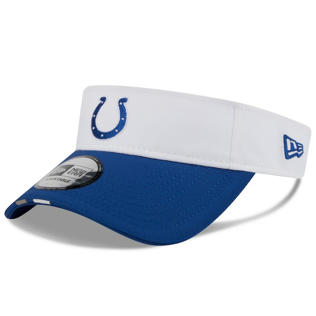 Indianapolis Colts New Era 2025 NFL Training Camp Adjustable Visor - White/Royal online