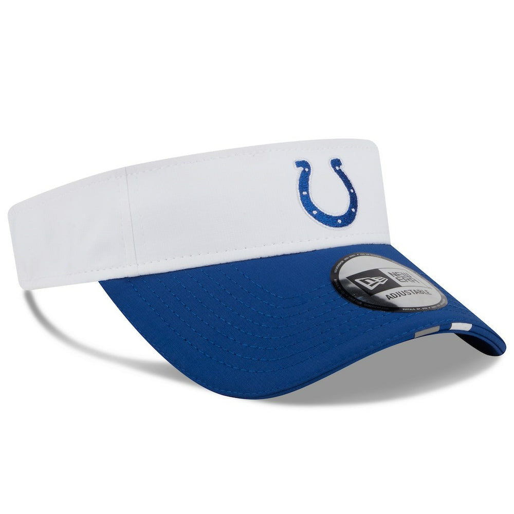 Indianapolis Colts New Era 2025 NFL Training Camp Adjustable Visor - White/Royal online