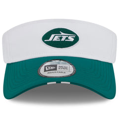 New York Jets New Era 2025 NFL Training Camp Adjustable Visor - White/Green on sale
