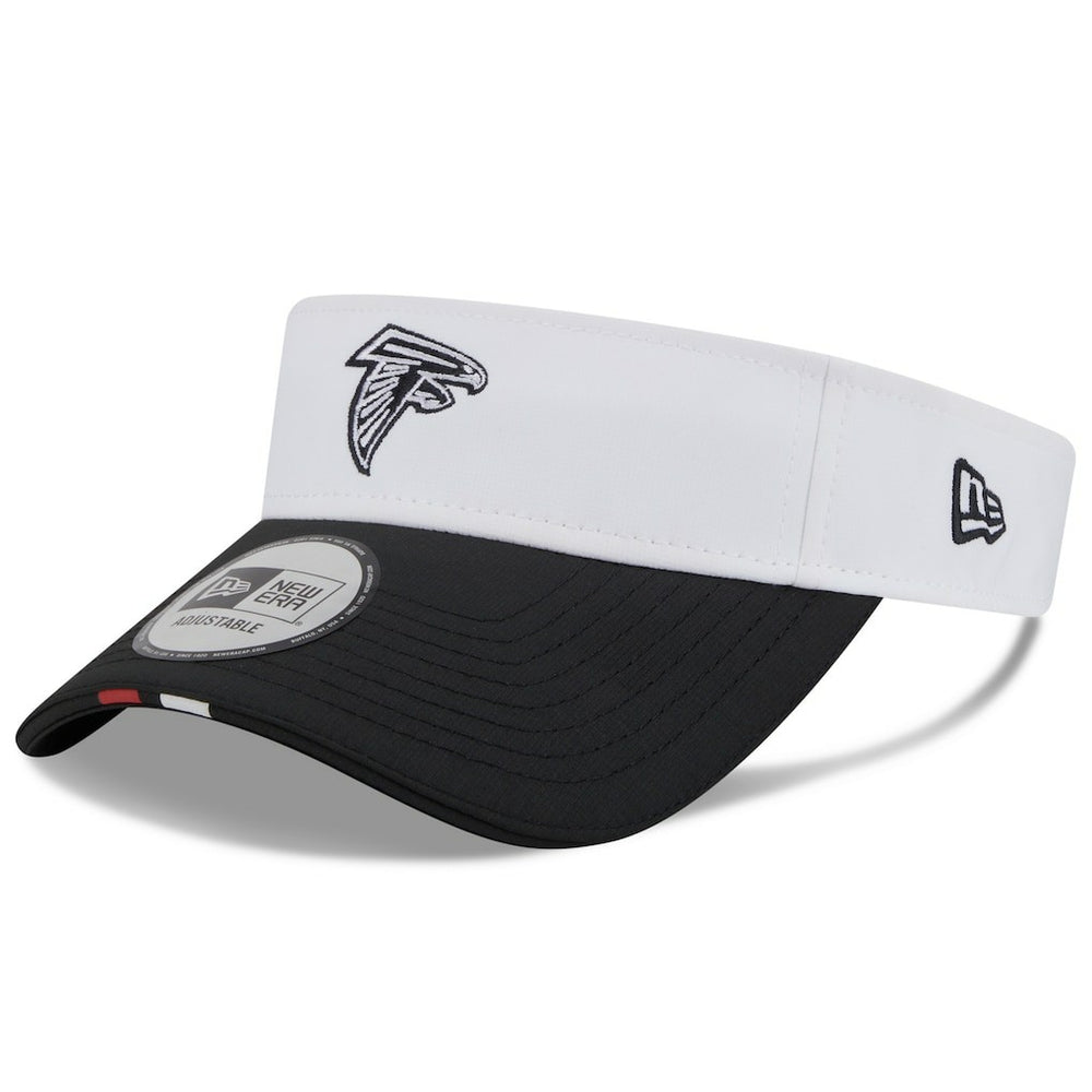 Atlanta Falcons New Era 2025 NFL Training Camp Adjustable Visor - White/Black discount