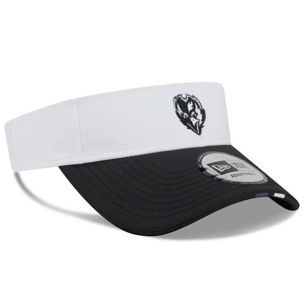 Baltimore Ravens New Era 2025 NFL Training Camp Adjustable Visor - White/Black cheap