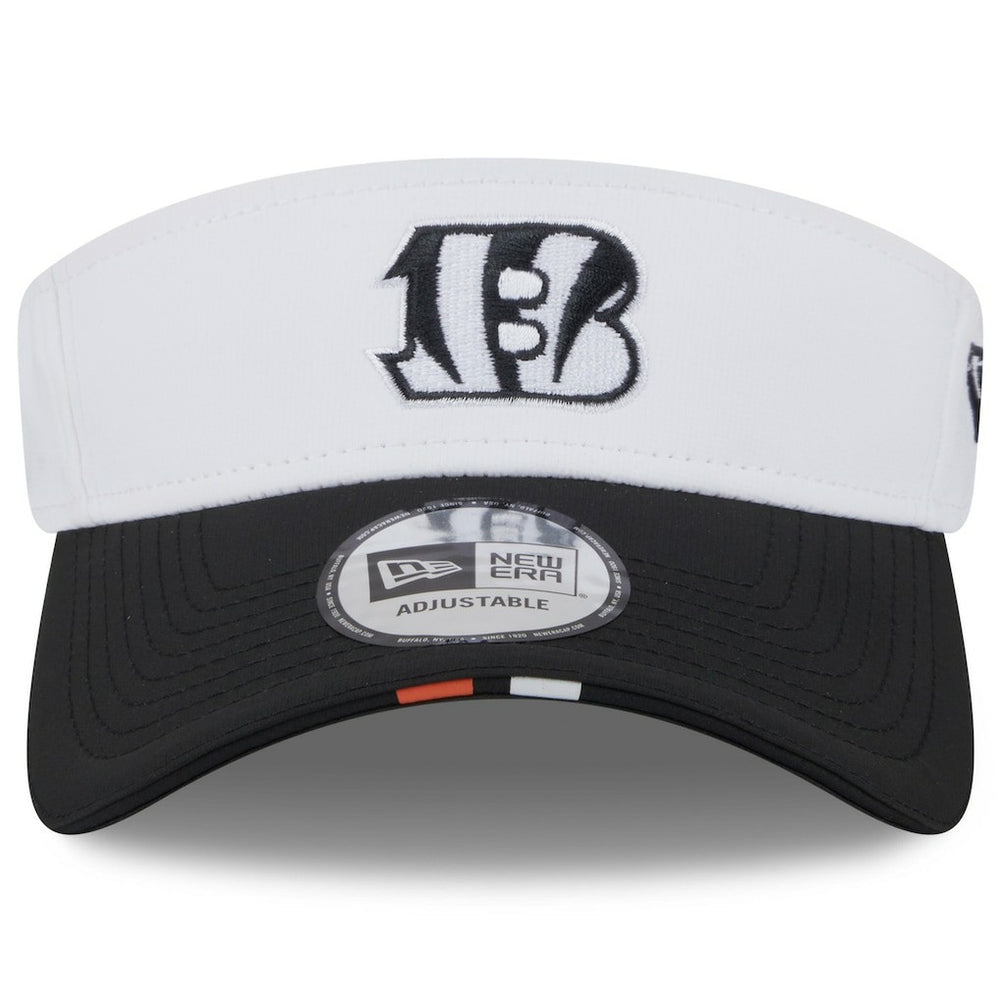 Cincinnati Bengals New Era 2025 NFL Training Camp Adjustable Visor - White/Black for sale