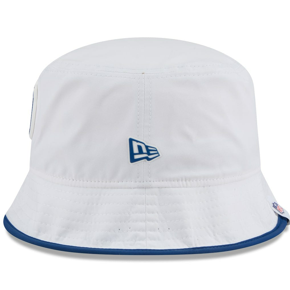 Indianapolis Colts New Era 2025 NFL Training Camp Stretch Bucket Hat - White sale
