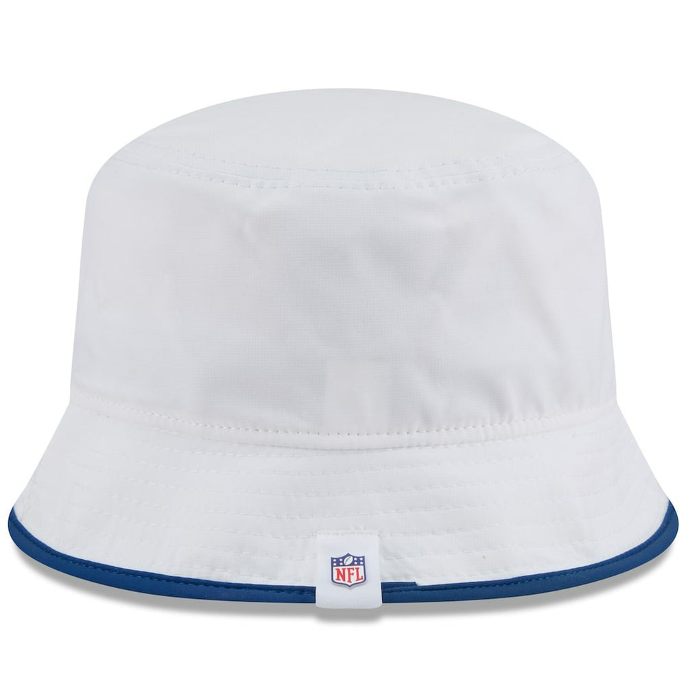 Indianapolis Colts New Era 2025 NFL Training Camp Stretch Bucket Hat - White sale