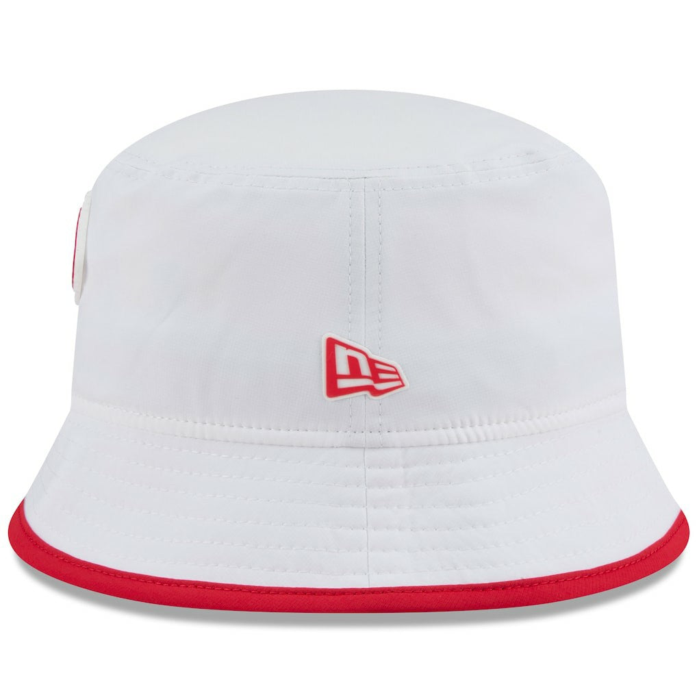 Kansas City Chiefs New Era 2025 NFL Training Camp Stretch Bucket Hat - White discount