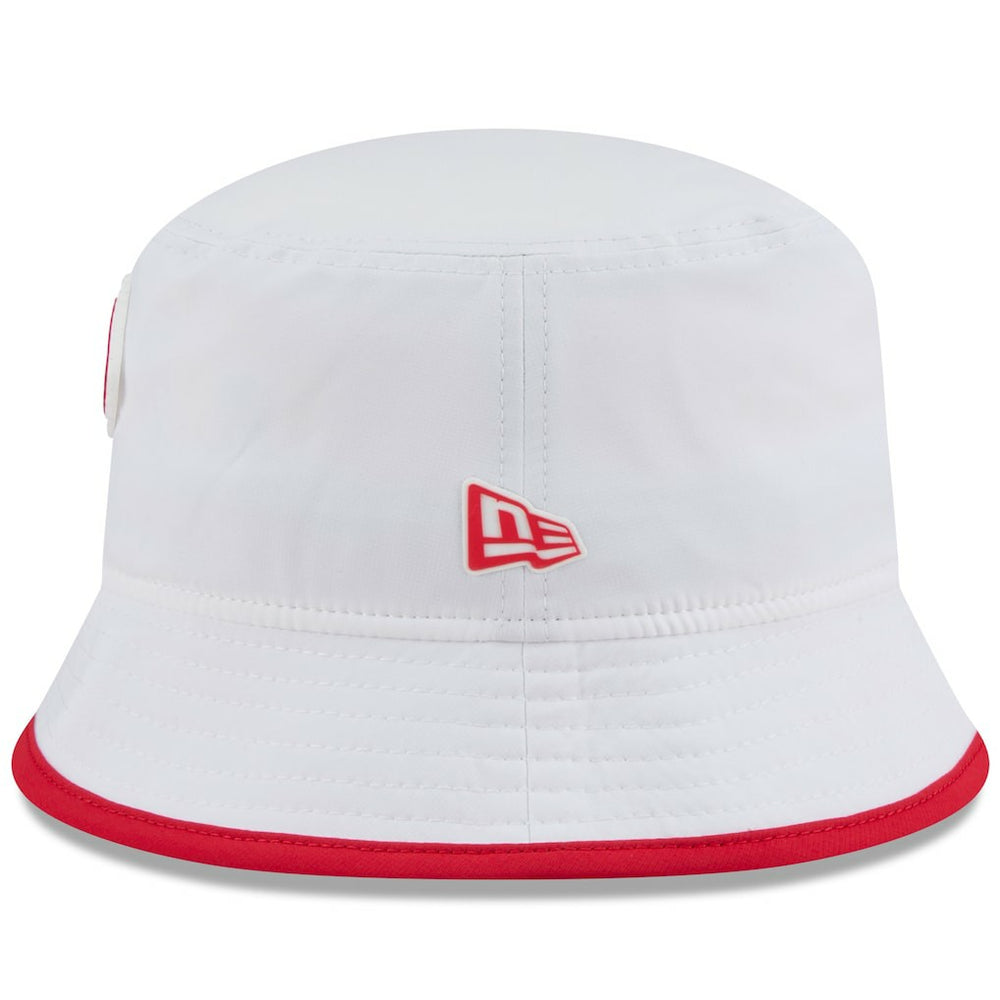 Kansas City Chiefs New Era 2025 NFL Training Camp Stretch Bucket Hat - White discount