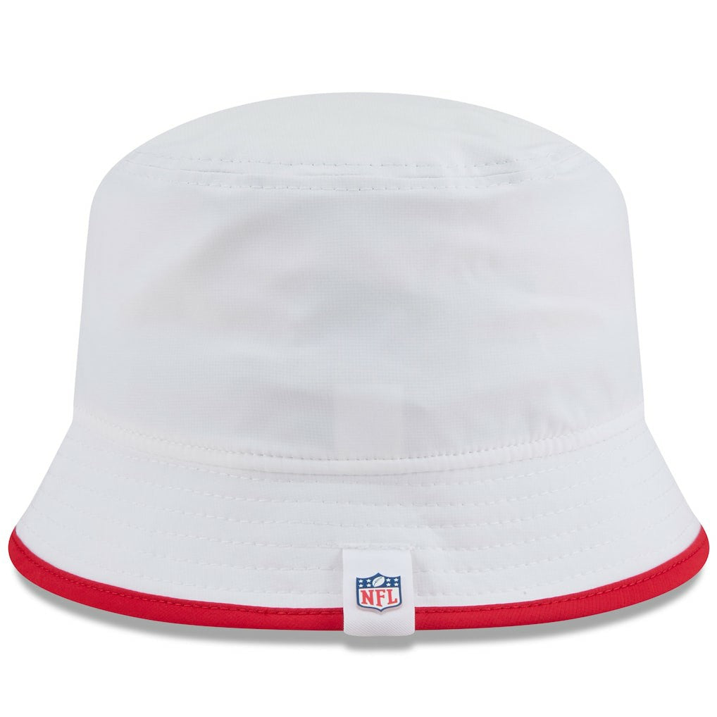 Kansas City Chiefs New Era 2025 NFL Training Camp Stretch Bucket Hat - White discount