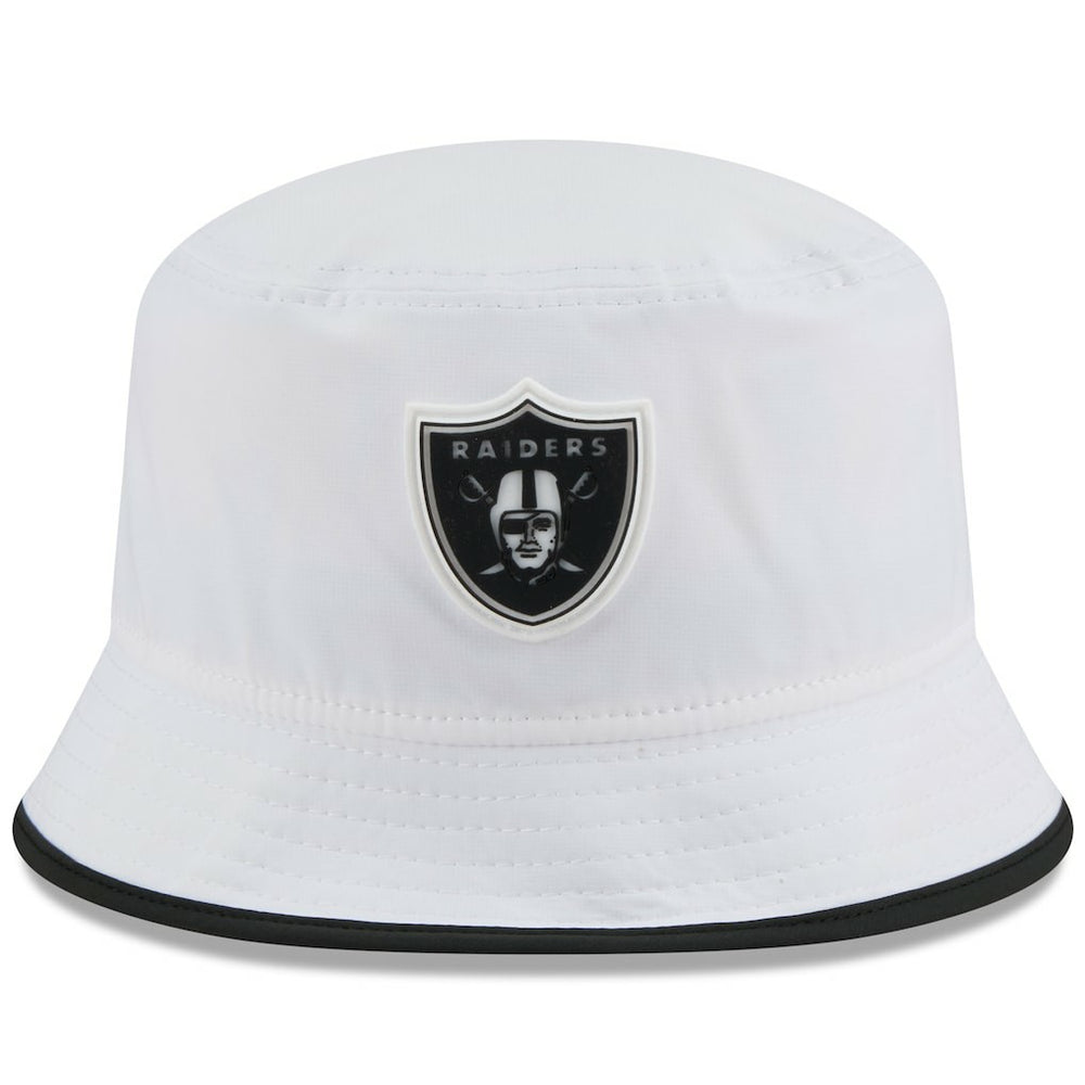 Las Vegas Raiders New Era 2025 NFL Training Camp Stretch Bucket Hat - White discount