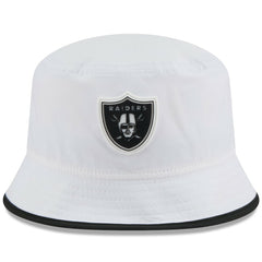 Las Vegas Raiders New Era 2025 NFL Training Camp Stretch Bucket Hat - White discount