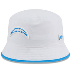 Los Angeles Chargers New Era 2025 NFL Training Camp Stretch Bucket Hat - White on sale