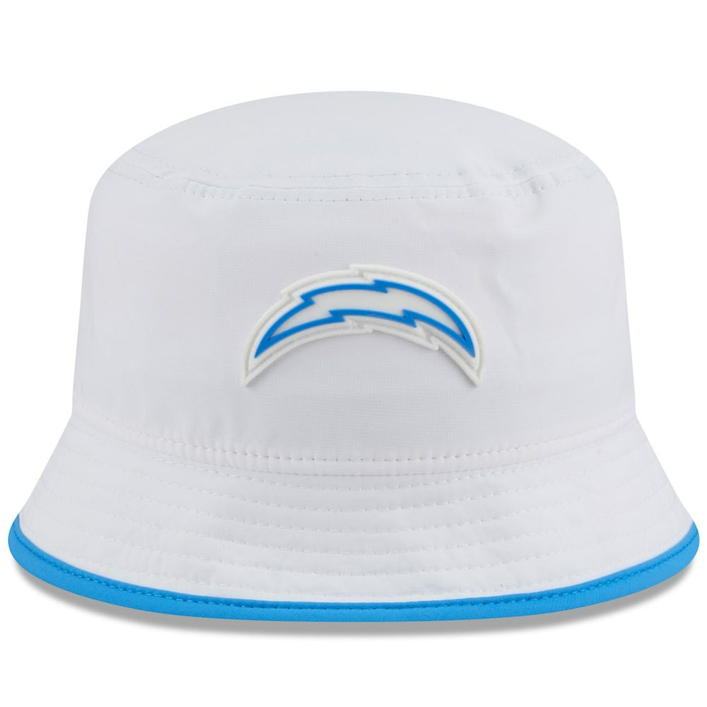 Los Angeles Chargers New Era 2025 NFL Training Camp Stretch Bucket Hat - White on sale