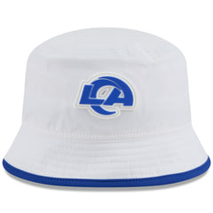 Los Angeles Rams New Era 2025 NFL Training Camp Stretch Bucket Hat - White on sale