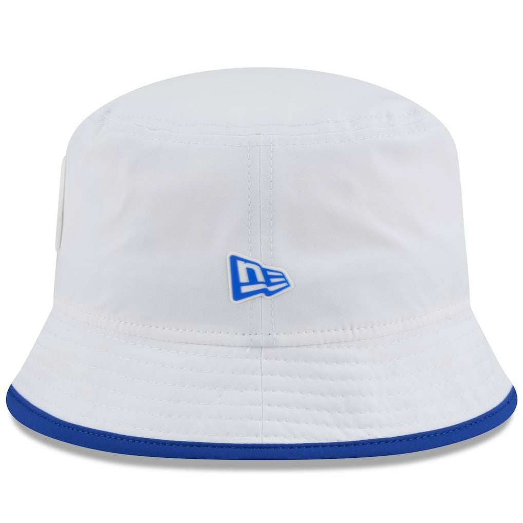 Los Angeles Rams New Era 2025 NFL Training Camp Stretch Bucket Hat - White on sale