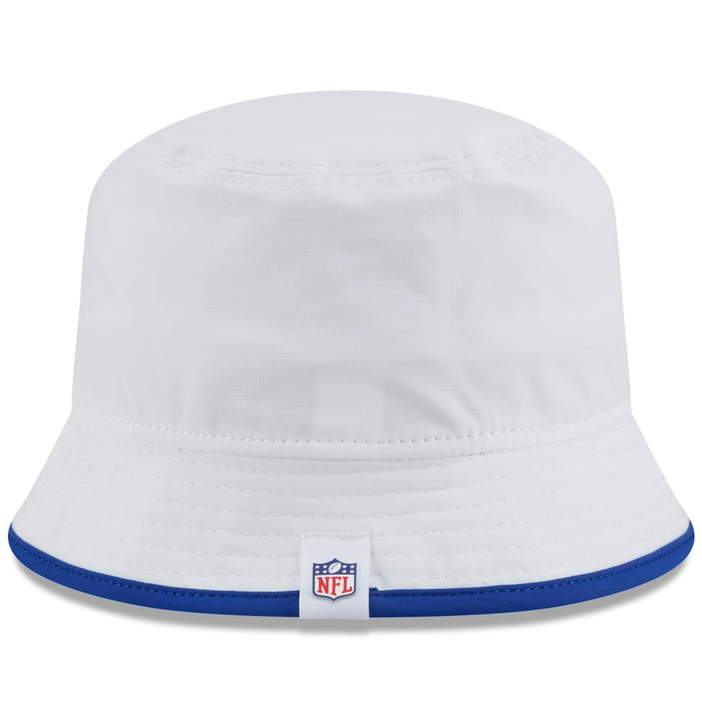 Los Angeles Rams New Era 2025 NFL Training Camp Stretch Bucket Hat - White on sale