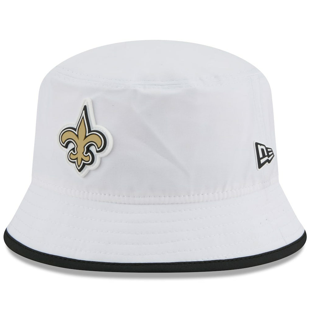 New Orleans Saints New Era 2025 NFL Training Camp Stretch Bucket Hat - White discount