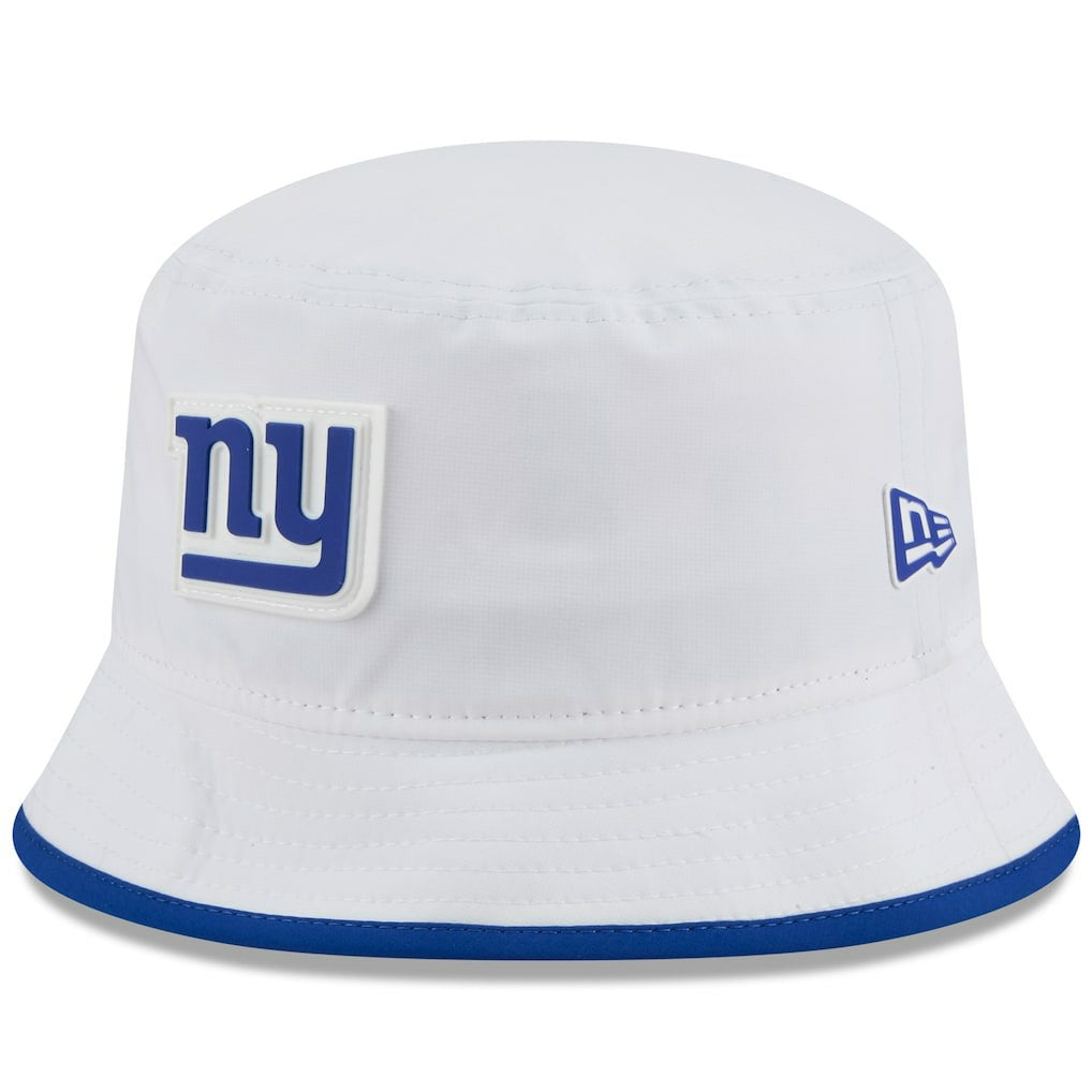 New York Giants New Era 2025 NFL Training Camp Stretch Bucket Hat - White cheap