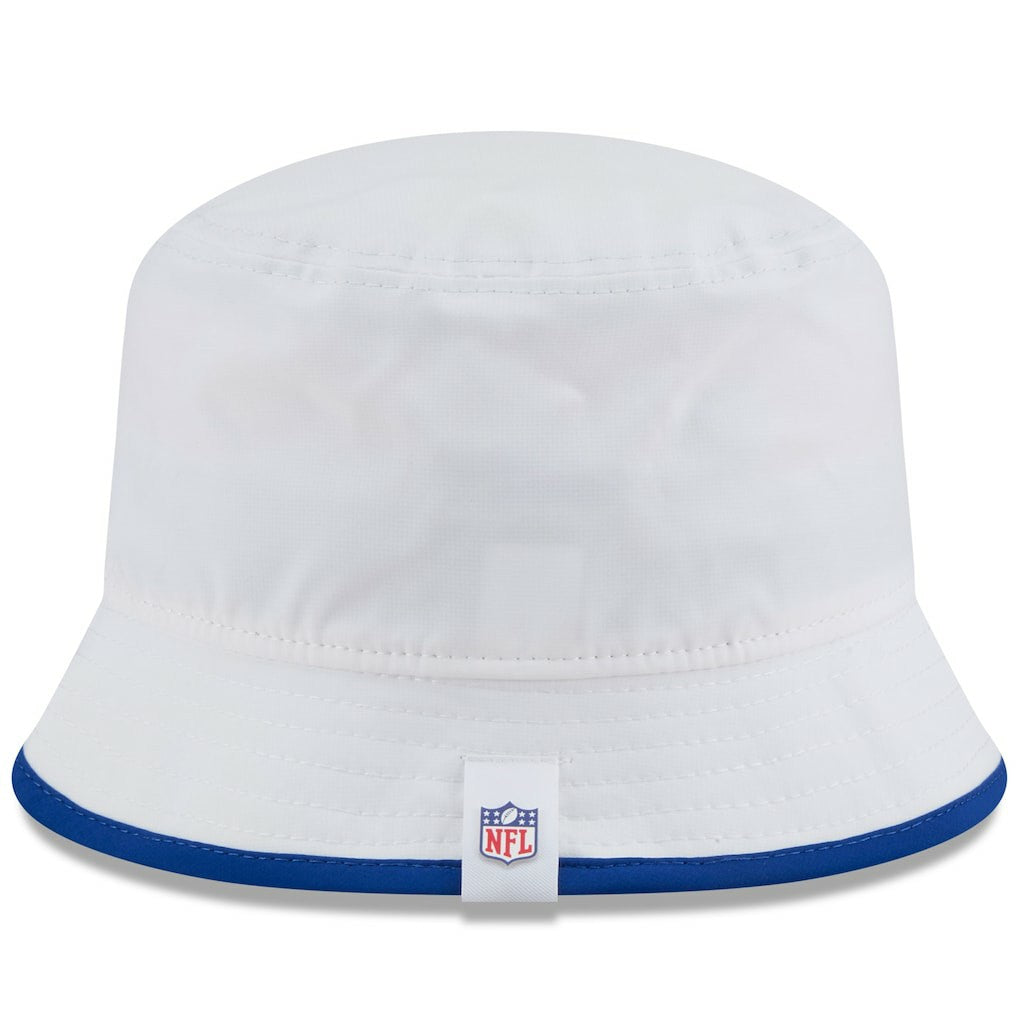 New York Giants New Era 2025 NFL Training Camp Stretch Bucket Hat - White cheap