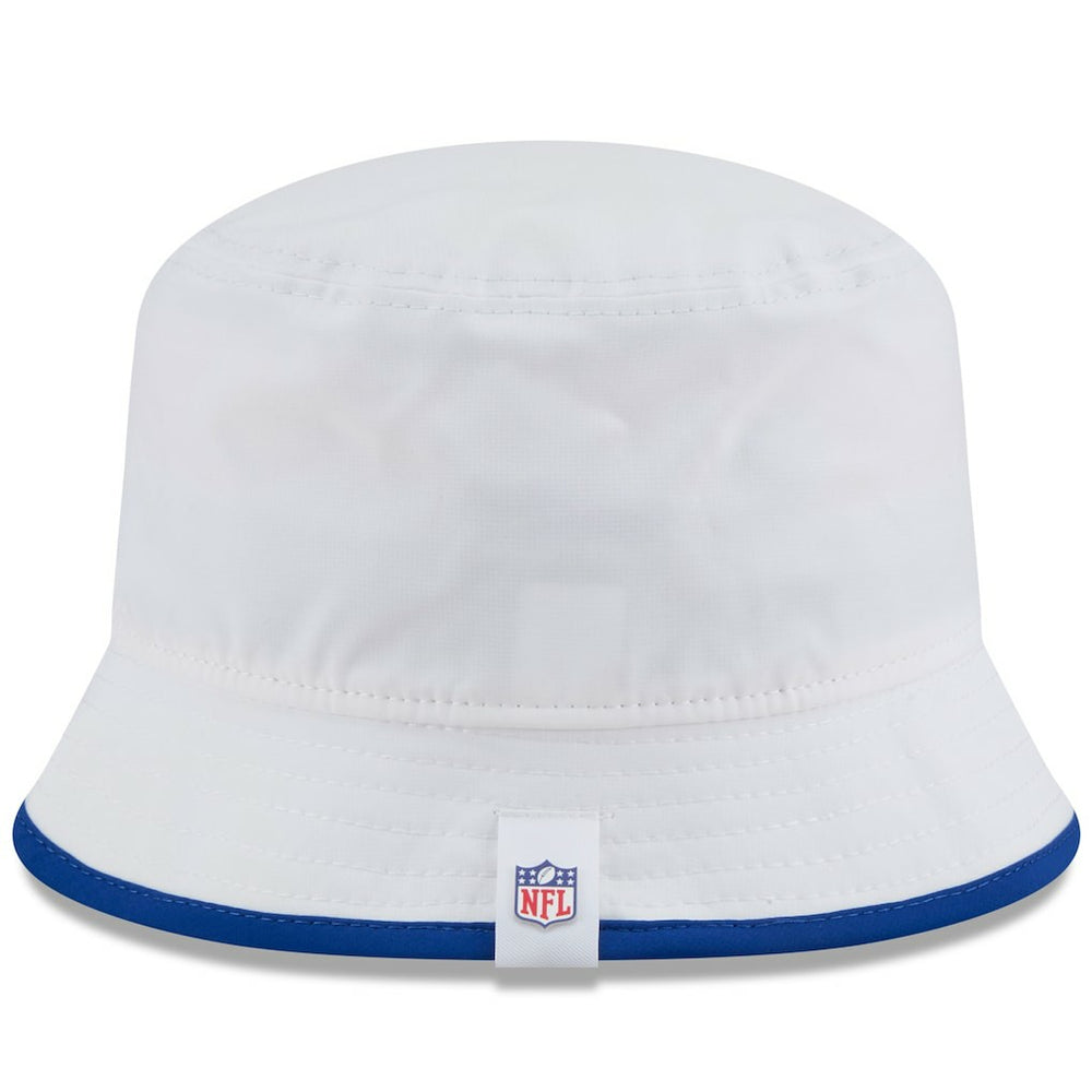 New York Giants New Era 2025 NFL Training Camp Stretch Bucket Hat - White cheap