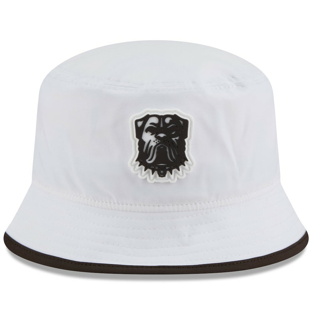 Cleveland Browns New Era 2025 NFL Training Camp Stretch Bucket Hat - White online