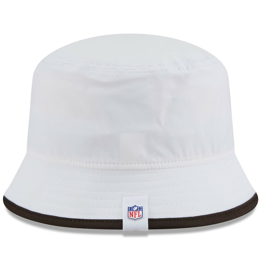 Cleveland Browns New Era 2025 NFL Training Camp Stretch Bucket Hat - White online