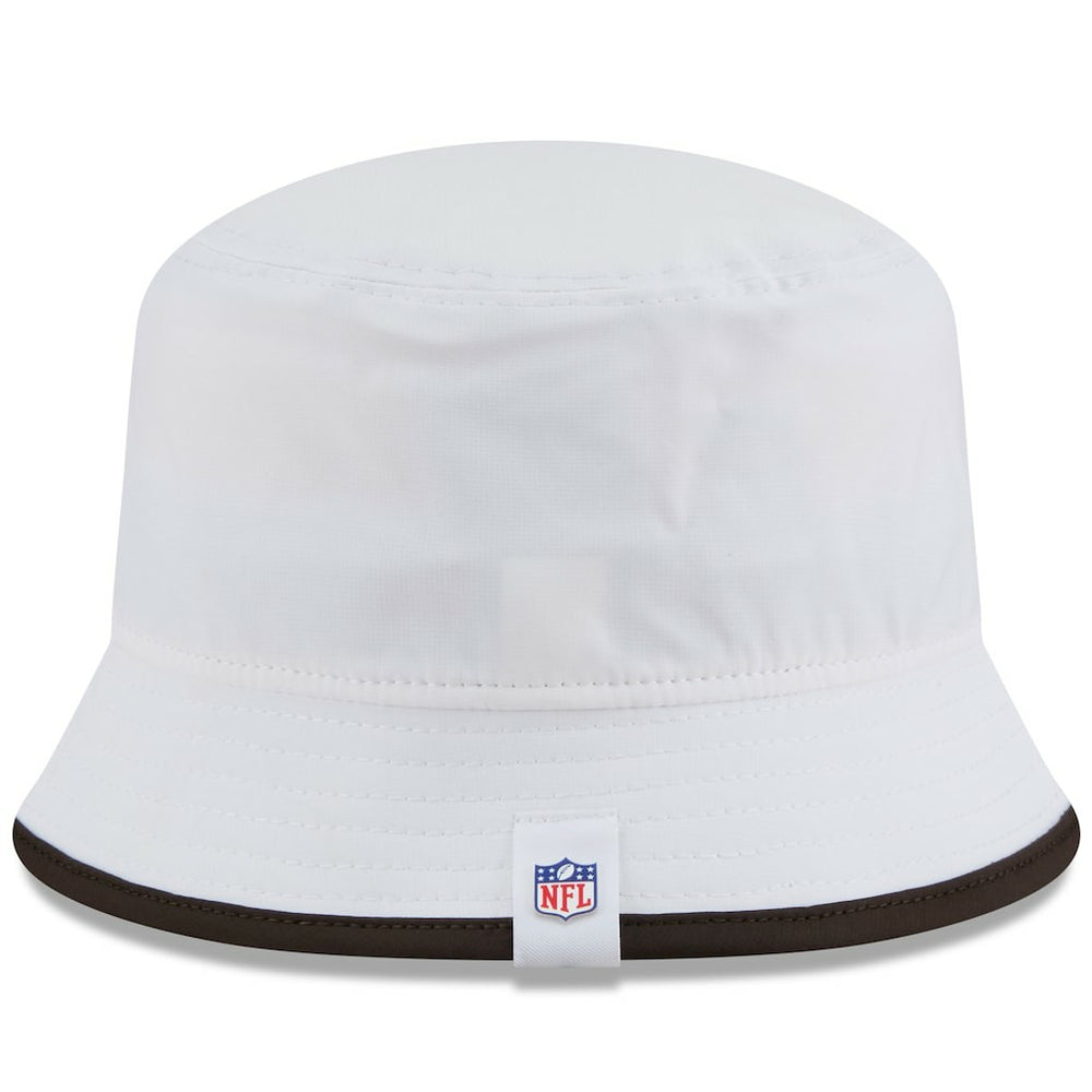 Cleveland Browns New Era 2025 NFL Training Camp Stretch Bucket Hat - White online