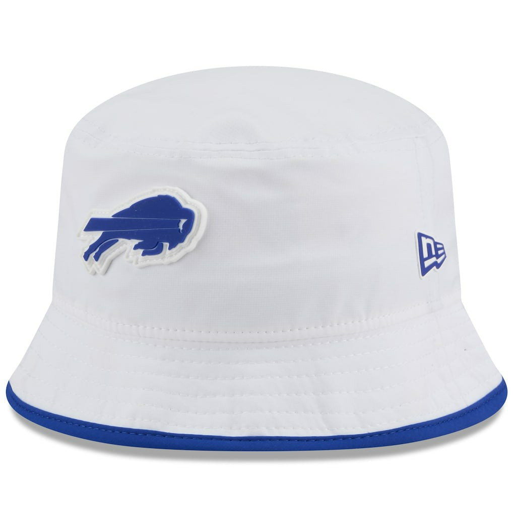 Buffalo Bills New Era 2025 NFL Training Camp Stretch Bucket Hat - White for sale