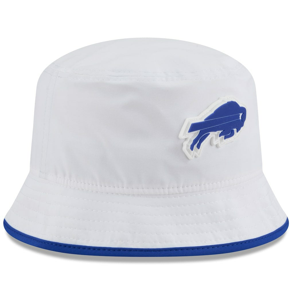 Buffalo Bills New Era 2025 NFL Training Camp Stretch Bucket Hat - White for sale