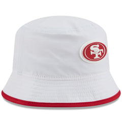 San Francisco 49ers New Era 2025 NFL Training Camp Stretch Bucket Hat - White cheap