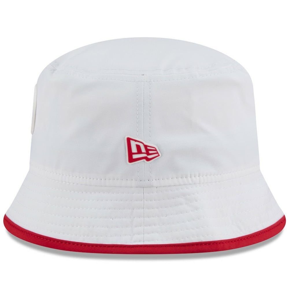 San Francisco 49ers New Era 2025 NFL Training Camp Stretch Bucket Hat - White cheap