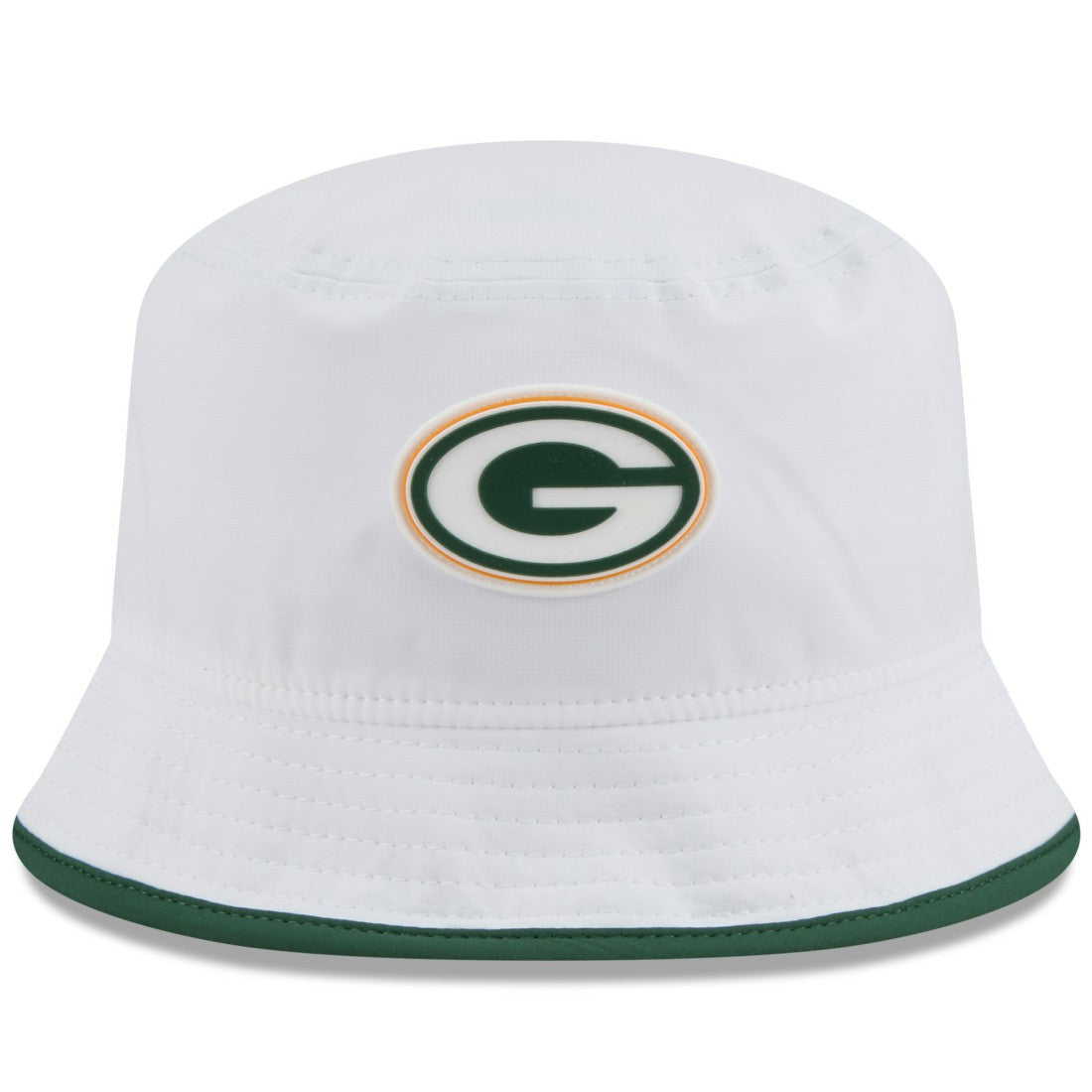 Green Bay Packers New Era 2025 NFL Training Camp Stretch Bucket Hat - White discount