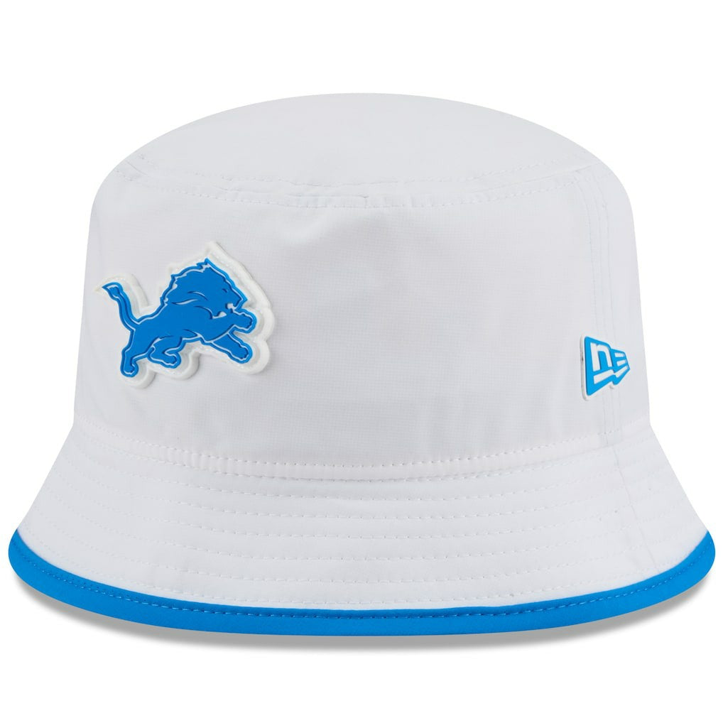 Detroit Lions New Era 2025 NFL Training Camp Stretch Bucket Hat - White cheap