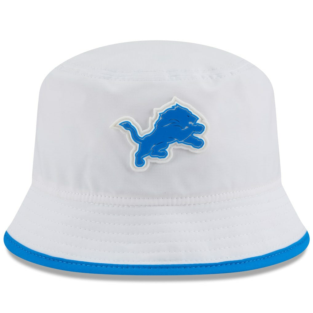 Detroit Lions New Era 2025 NFL Training Camp Stretch Bucket Hat - White cheap
