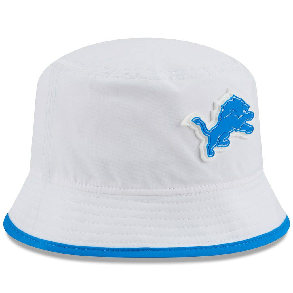 Detroit Lions New Era 2025 NFL Training Camp Stretch Bucket Hat - White cheap
