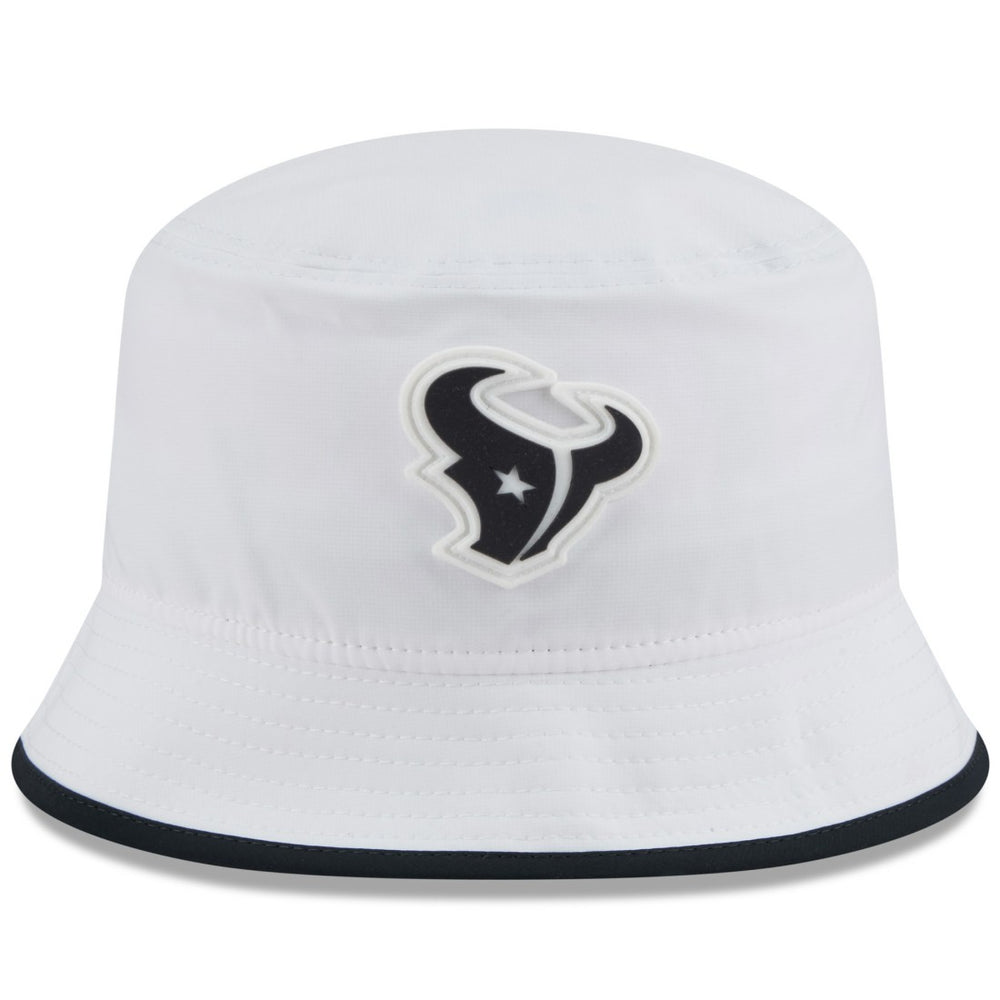Houston Texans New Era 2025 NFL Training Camp Stretch Bucket Hat - White on sale
