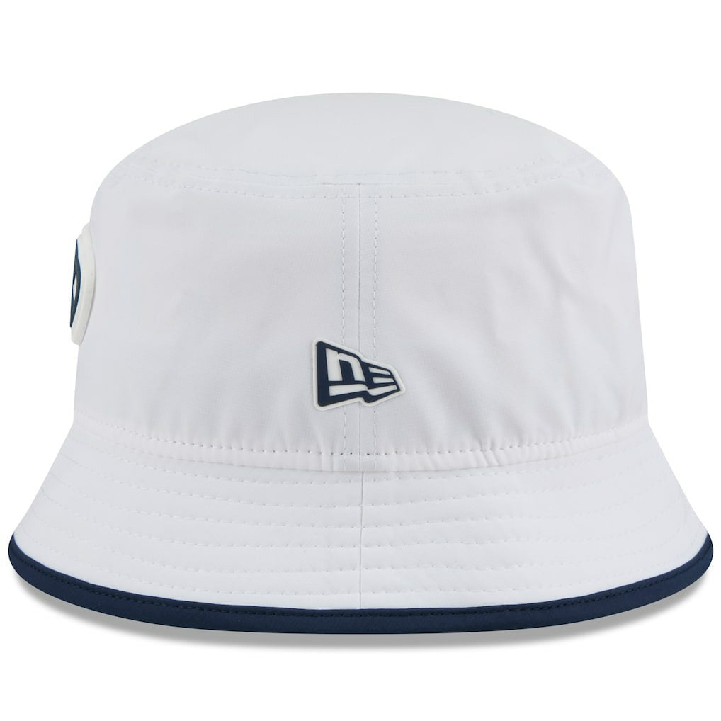 Seattle Seahawks New Era 2025 NFL Training Camp Stretch Bucket Hat - White sale