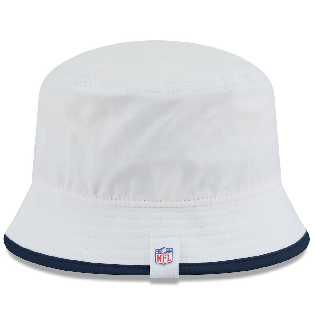 Seattle Seahawks New Era 2025 NFL Training Camp Stretch Bucket Hat - White sale